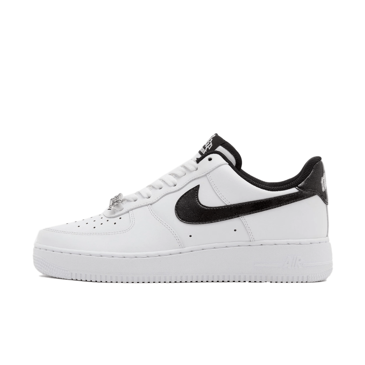 Nike Air Force 1 '07 LV8 'White & Black Patent Swoosh'