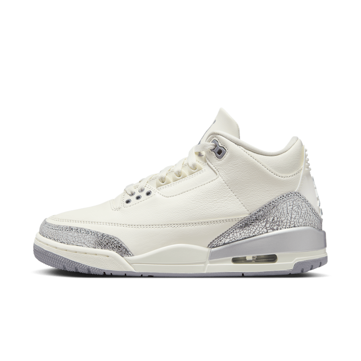 Air Jordan 3 Retro WMNS 'Sail & Metallic Silver'