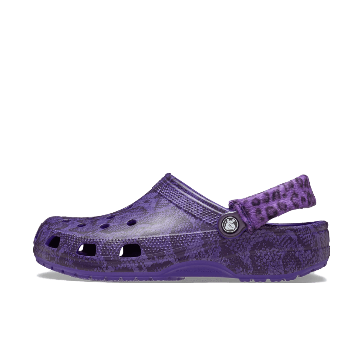 StrayRats x Crocs Classic Clog 'Ultraviolet Snakeskin'