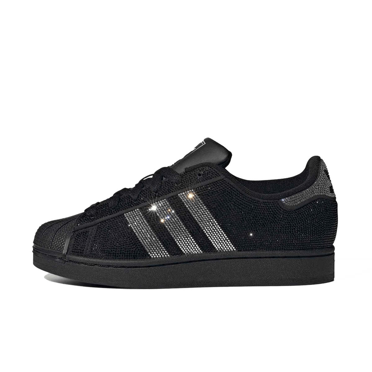 adidas Superstar II Rhinestone 'Black Silver'