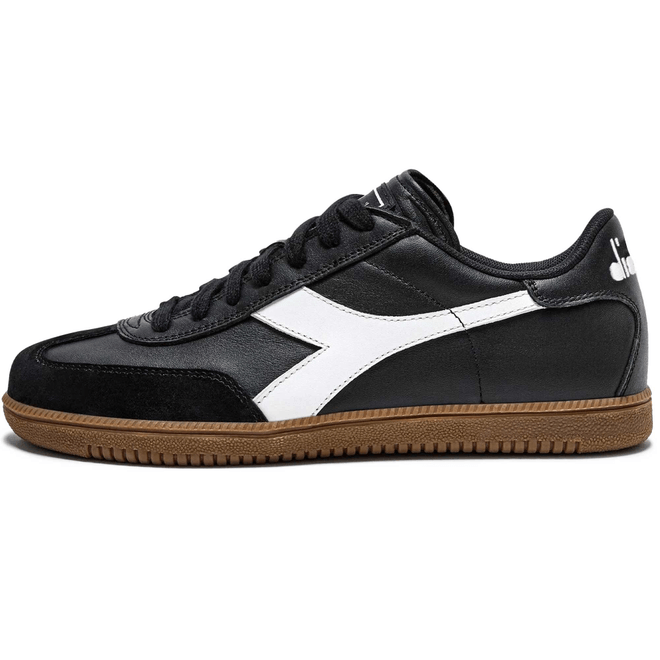 Diadora Trainer Leather - Black and White