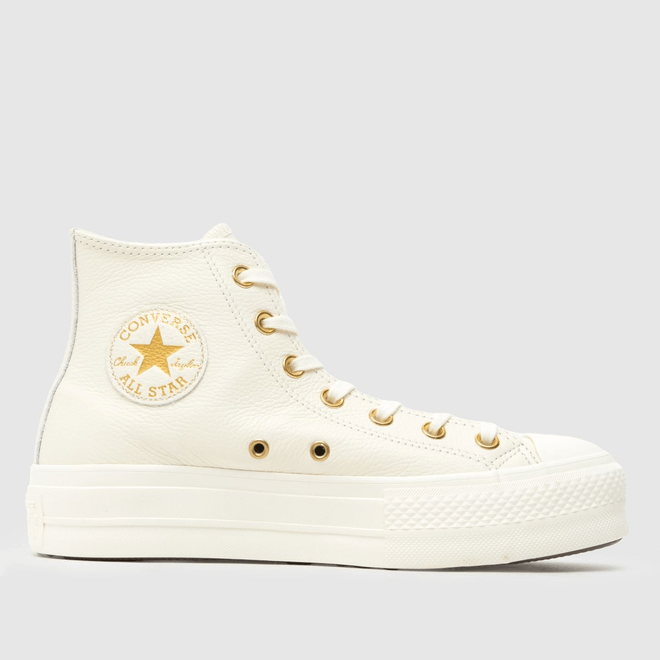 Converse Chuck Taylor All Star Lift Platform Golden Hits Egret/Egret/Gold