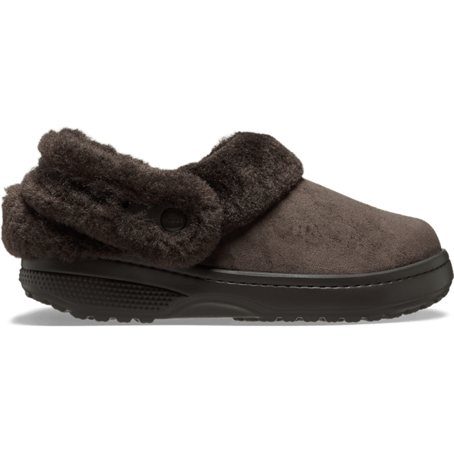 Crocs Classic Unfurgettable Vegan Suede Clogs Espresso 