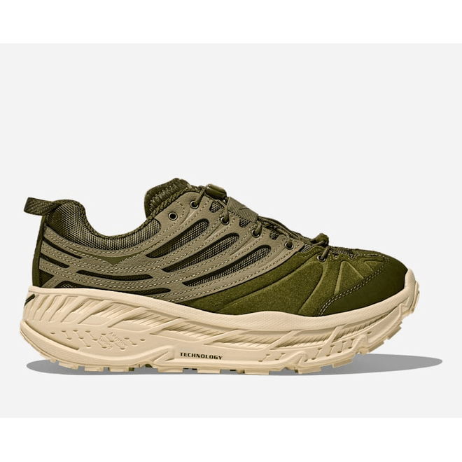 HOKA Elite Terrain System Stinson EVO OG  Moss Green