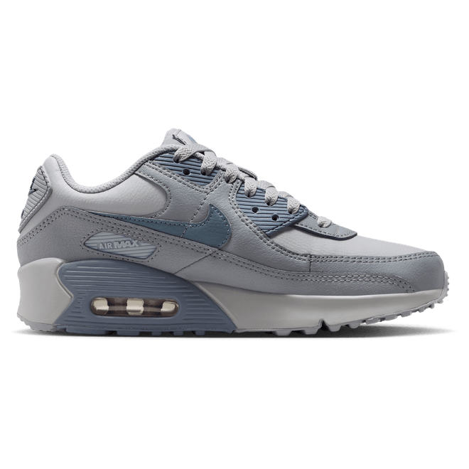 Nike Air Max 90 Ltr Wolf Grey Stealth Armory Blue (gs)