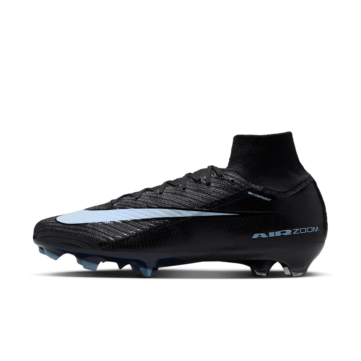 Nike Mercurial Superfly 10 Elite 'Black & Ice Blue' - Firm Ground