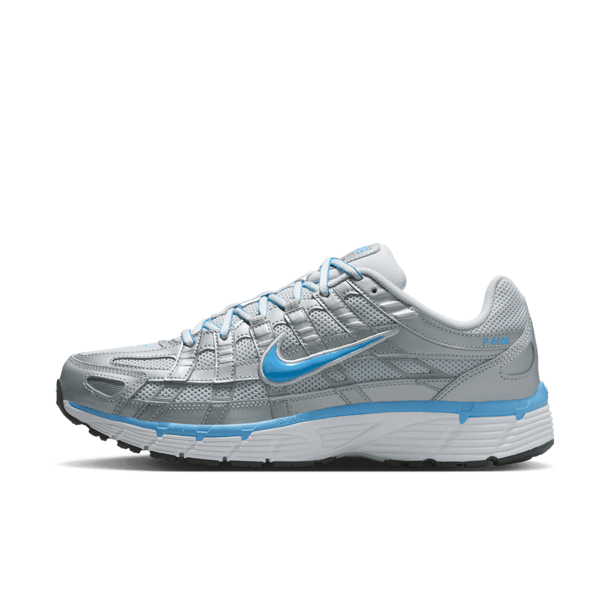 Nike P-6000 'Metallic Platinum & University Blue'