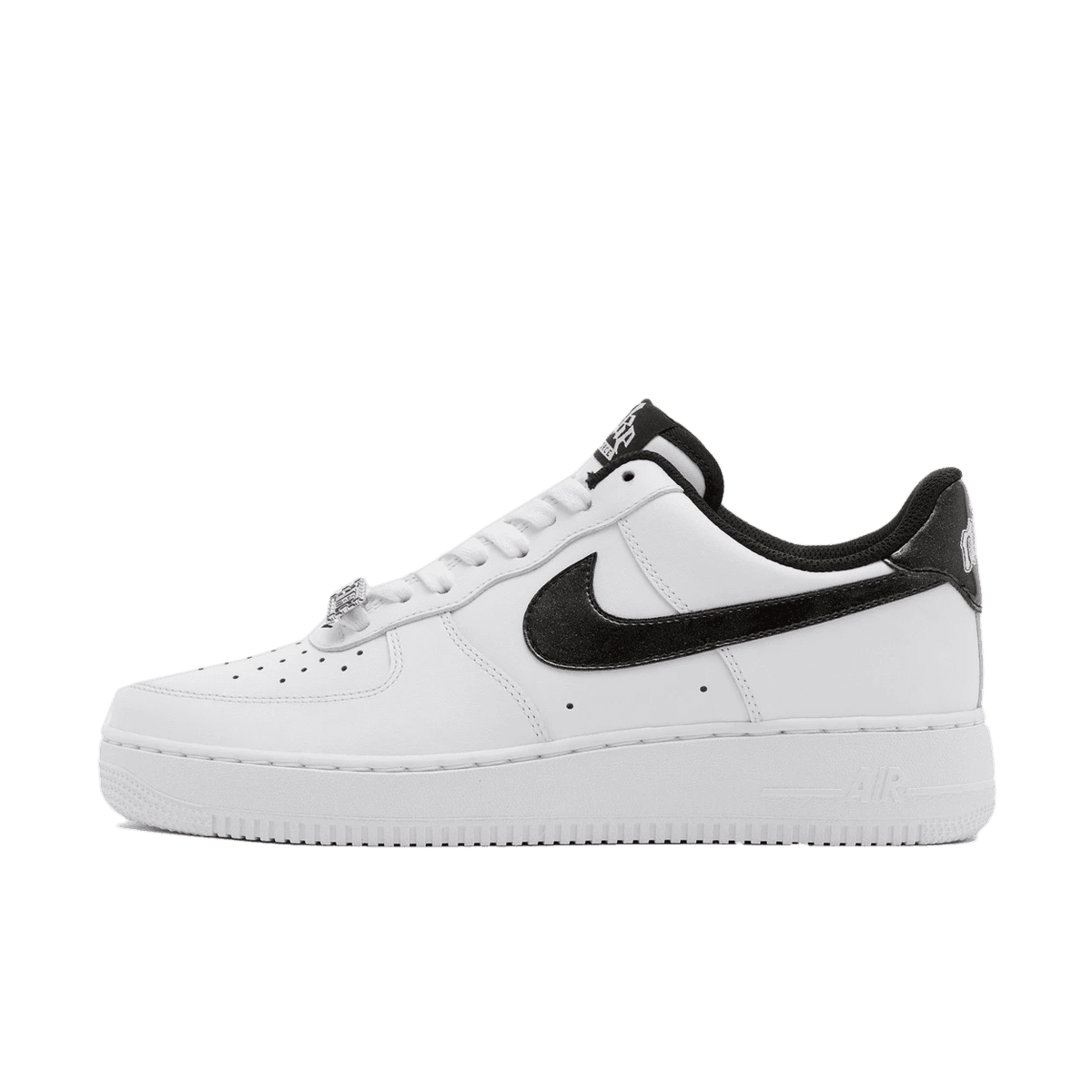 Nike Air Force 1 '07 LV8 'White & Black Patent Swoosh'