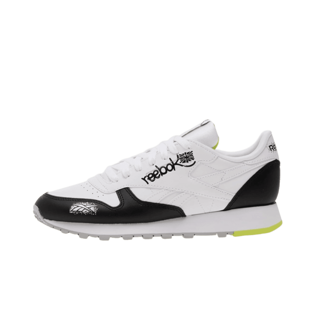 Reebok Classic Leather Core Black/ Ftw White/ Acid Yellow