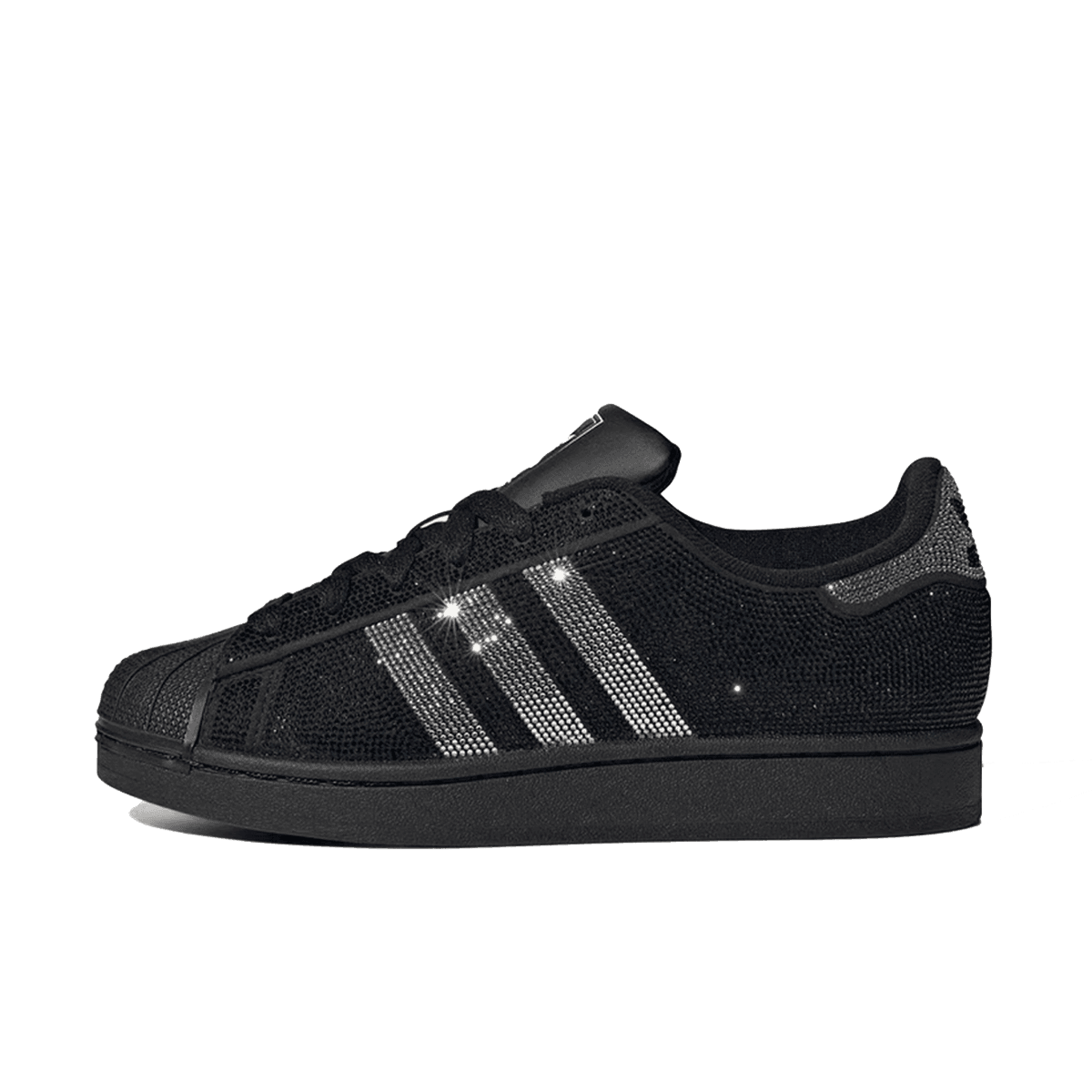 adidas Superstar II Rhinestone 'Black Silver'