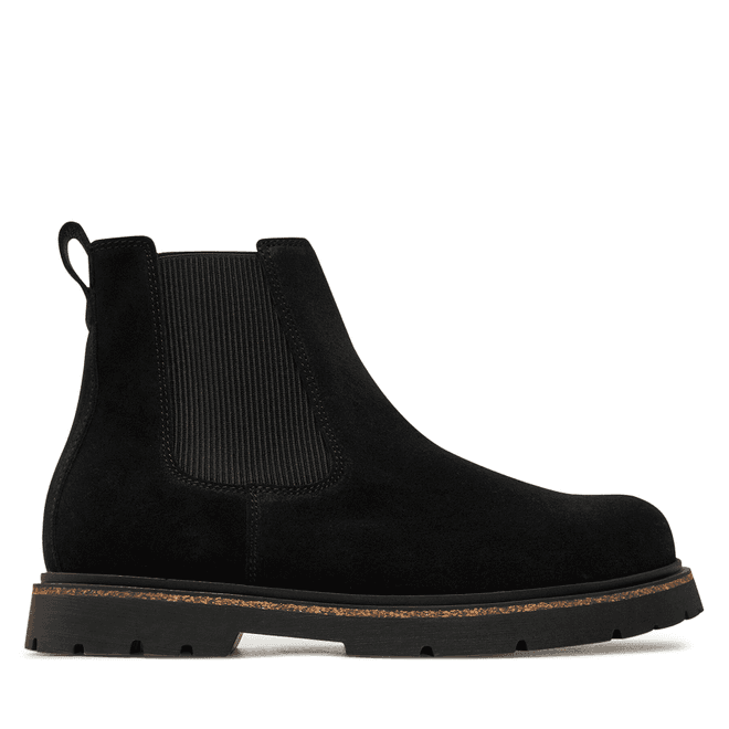 Birkenstock Highwood Slip On Men Suede Leather Black 