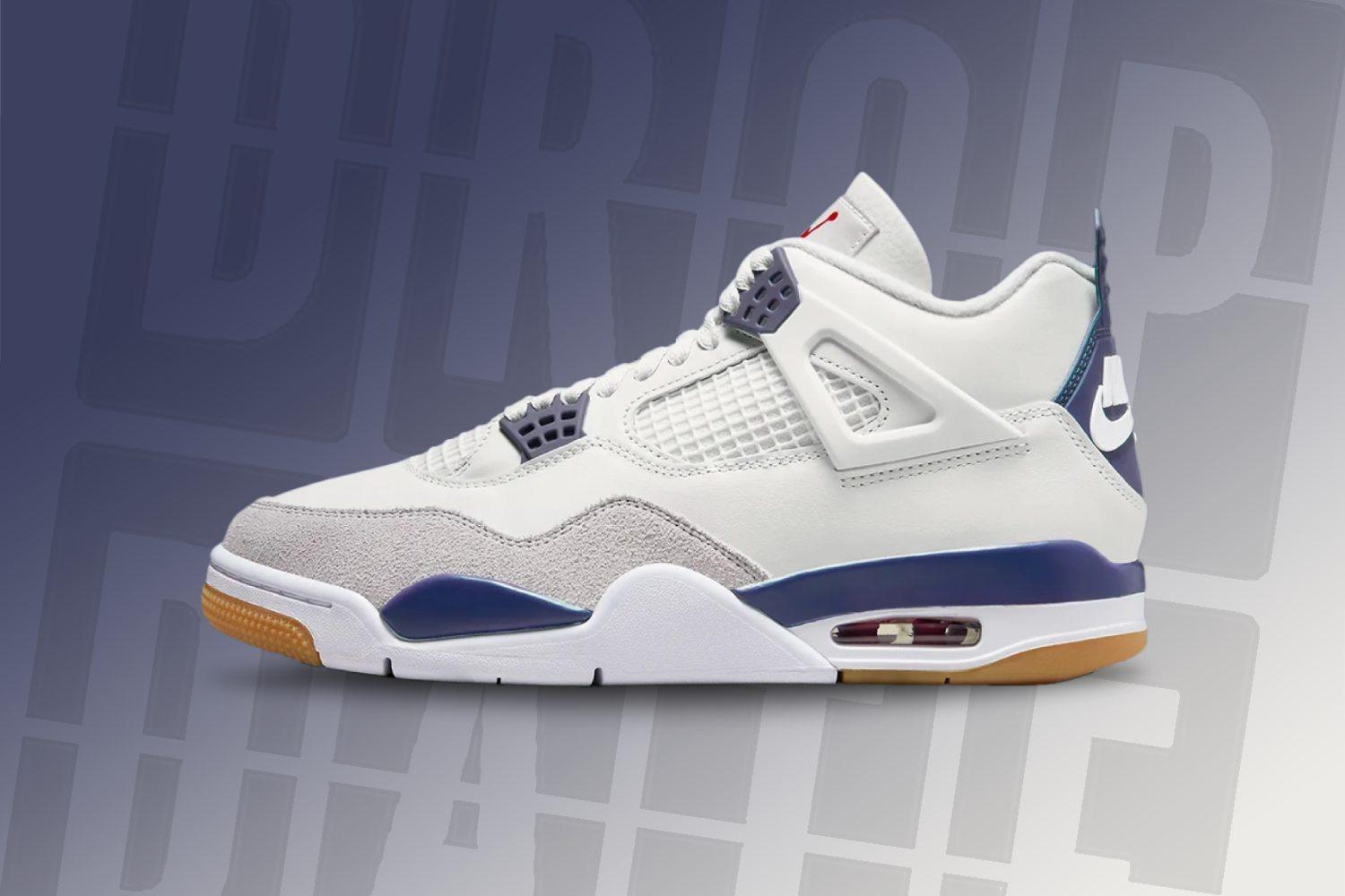 Nike SB x Air Jordan 4 ‘White/Navy’ Coming in March 2025