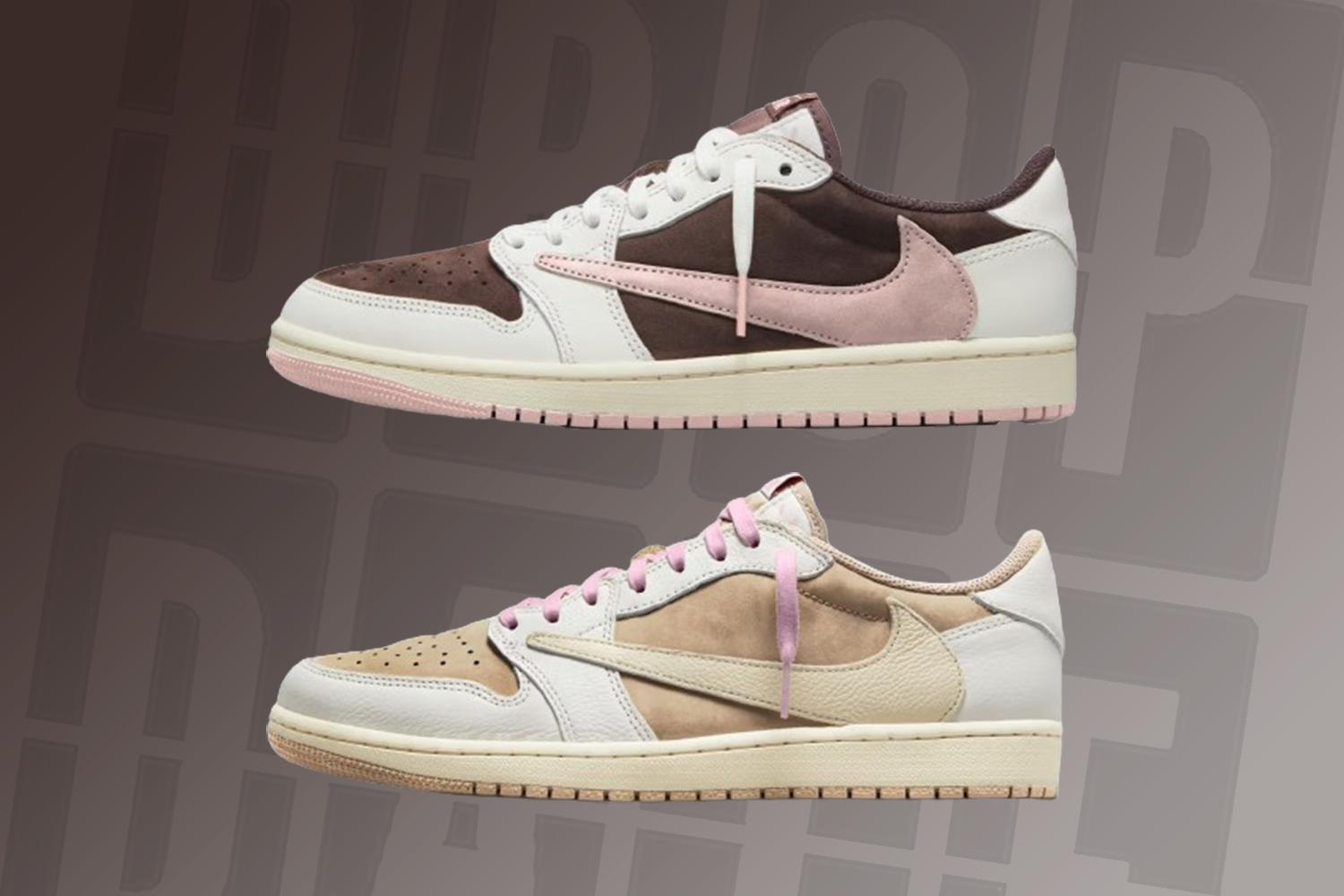 Travis Scott’s Air Jordan 1 Low ‘Pink Pack’ Set to Drop in 2025
