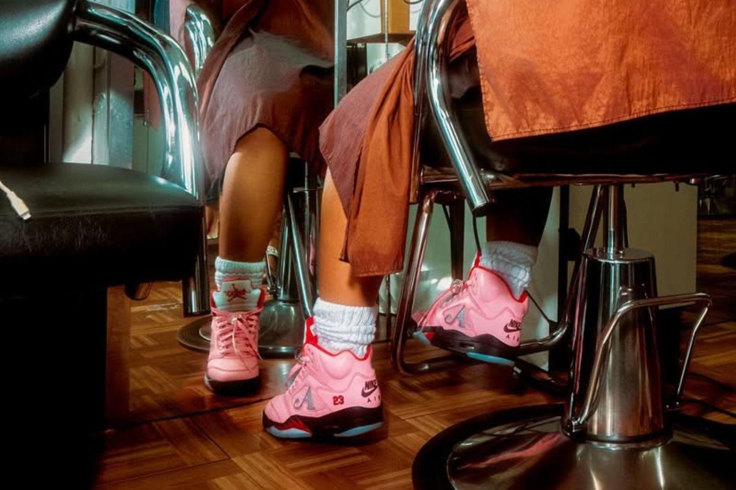 Sukii Baby Caught In the Awake NY x Air Jordan 5 ‘Arctic Pink’