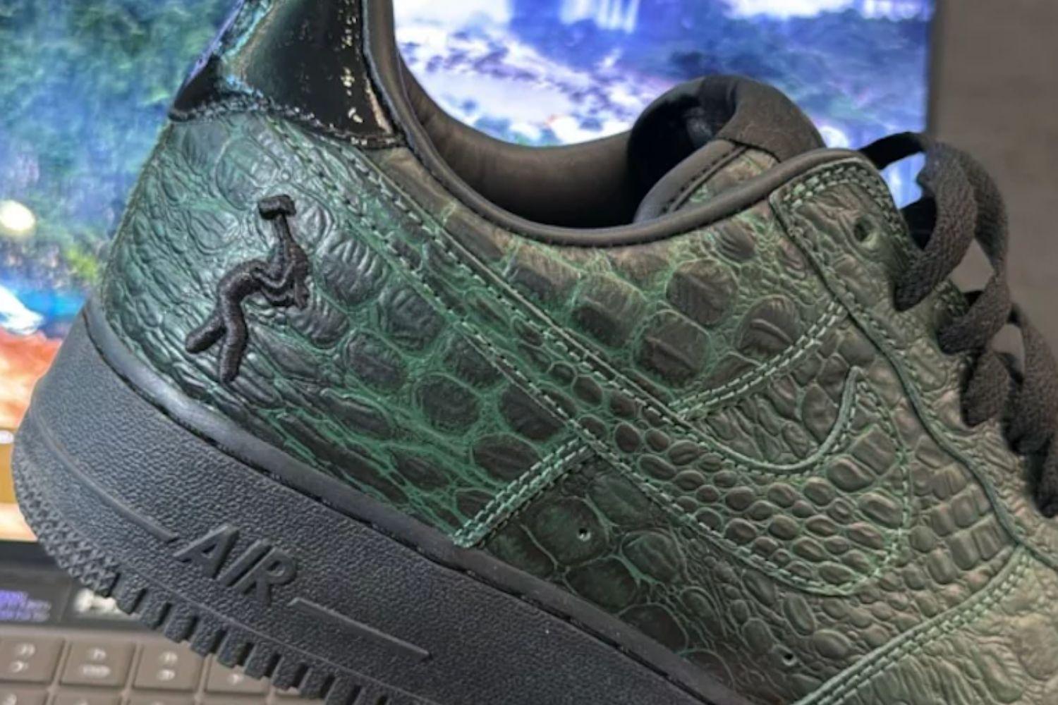 First Look at the Rumoured Lil Yachty x Nike Air Force 1 ‘Green Croc’