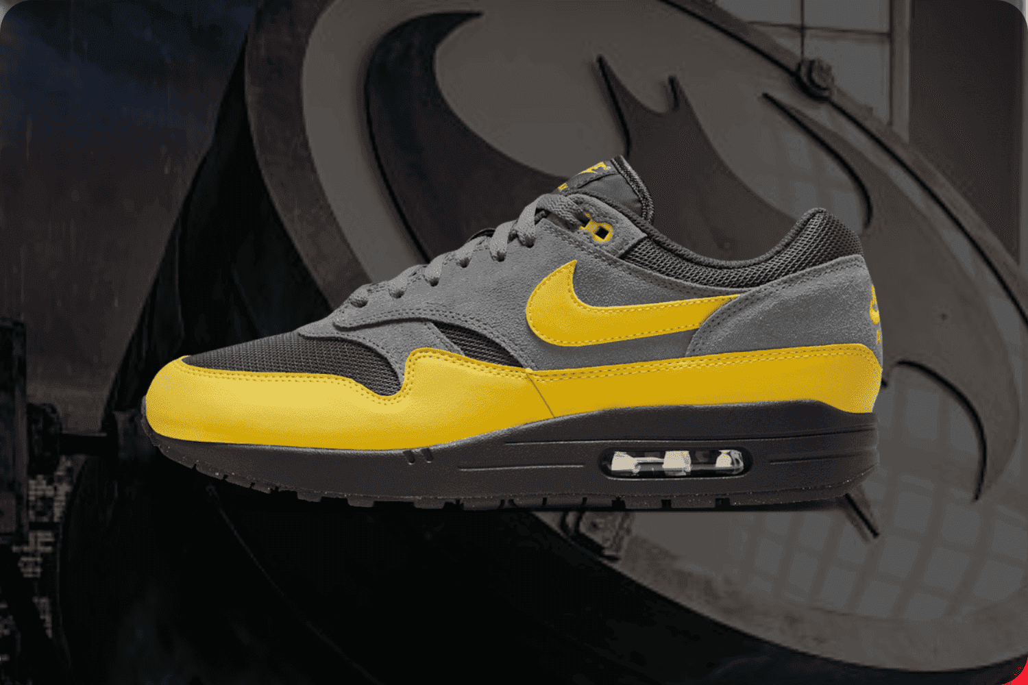 From Gotham’s Depths? The Nike Air Max 1 ‘Batman’ Makes Its Entrance