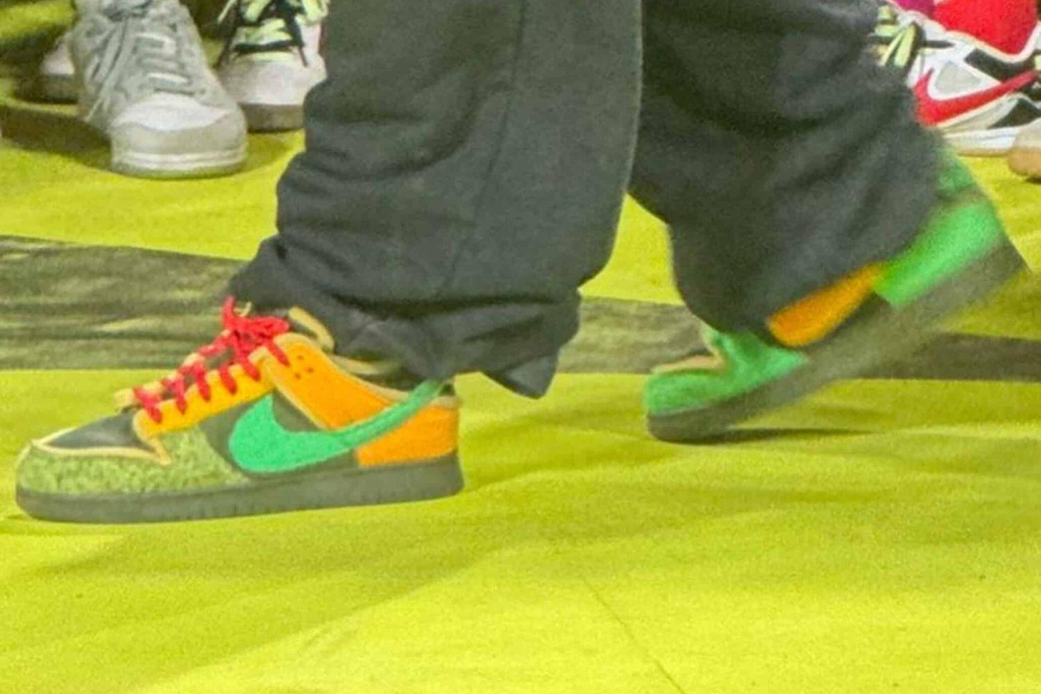 Travis Scott Previews CPFM x Nike Dunk Low ‘Swamp Sponge’ Colorway