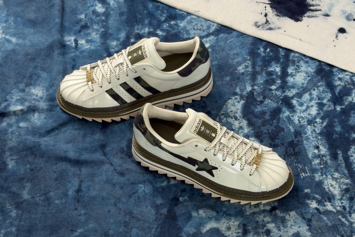 Combined Power: BAPE and CLOT Present a New adidas Superstar Design in ‘Off-White’