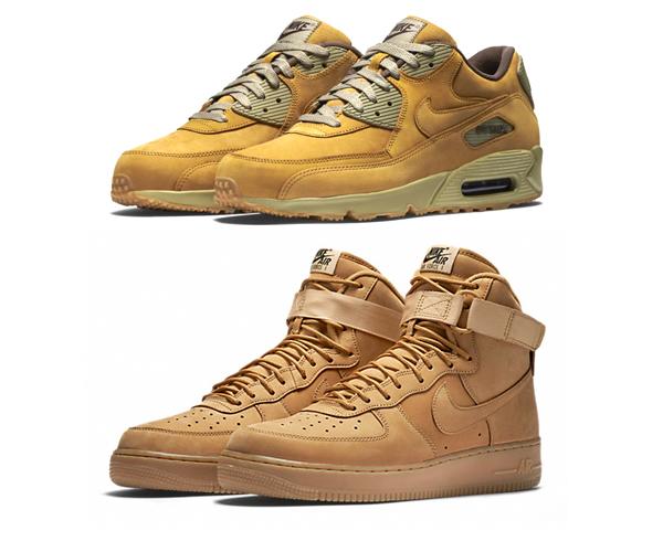 NIKE FLAX PACK DROP 2 – AIR FORCE 1 HIGH & AIR MAX 90 – 18 DEC 2015