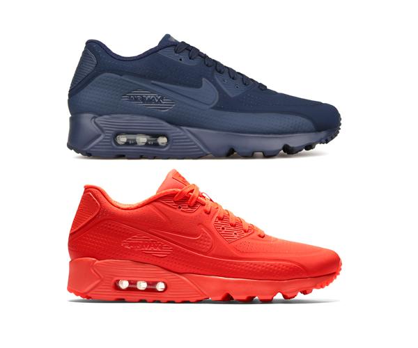 NIKE AIR MAX 90 ULTRA MOIRE – BRIGHT CRIMSON & MIDNIGHT NAVY – AVAILABLE NOW