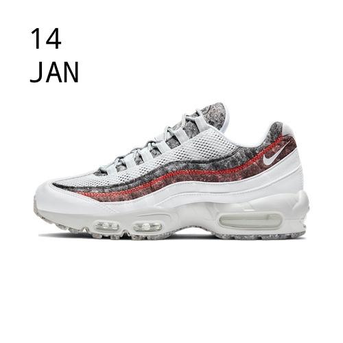 NIKE AIR MAX 95 CRATER – BRIGHT CRIMSON – AVAILABLE NOW