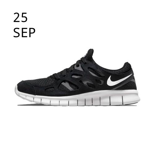 NIKE FREE RUN 2 BLACK WHITE – AVAILABLE NOW