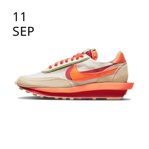 NIKE LDWAFFLE X SACAI X CLOT ORANGE BLAZE – AVAILABLE NOW