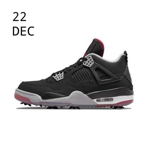 NIKE AIR JORDAN 4 GOLF BRED – available now