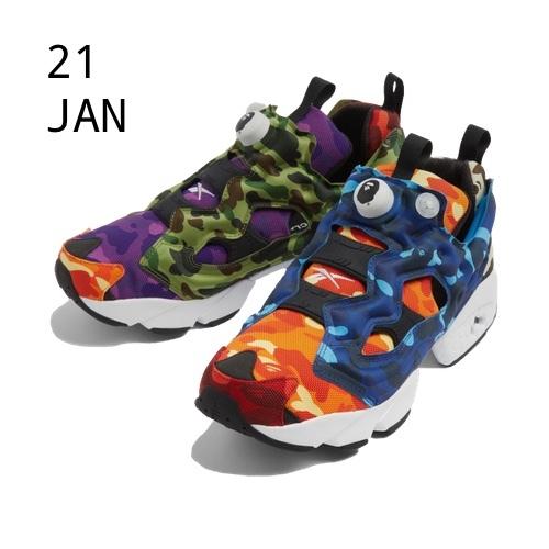 REEBOK X BAPE INSTAPUMP FURY MULTI CAMO – AVAILABLE NOW
