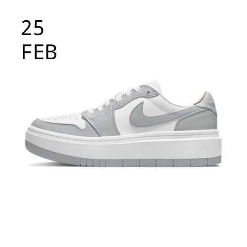 NIKE AIR JORDAN 1 LOW ELEVATE WOLF GREY – available now