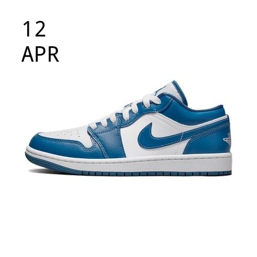 Nike Air Jordan 1 Low WMNS Marina Blue – RAFFLES OPEN