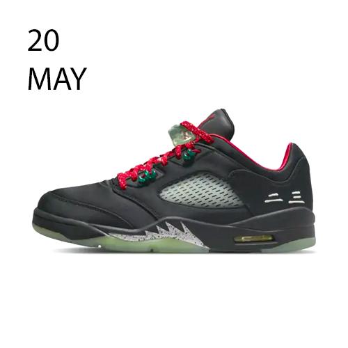 nike x CLOT Air Jordan 5 Low Anthracite – AVAILABLE NOW