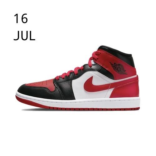 NIKE AIR JORDAN 1 MID BRED TOE – Available now