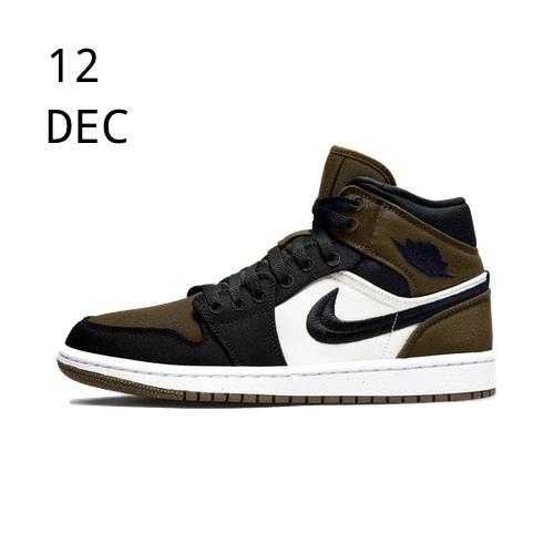 Nike air Jordan 1 mid Olive Toe – AVAILABLE NOW