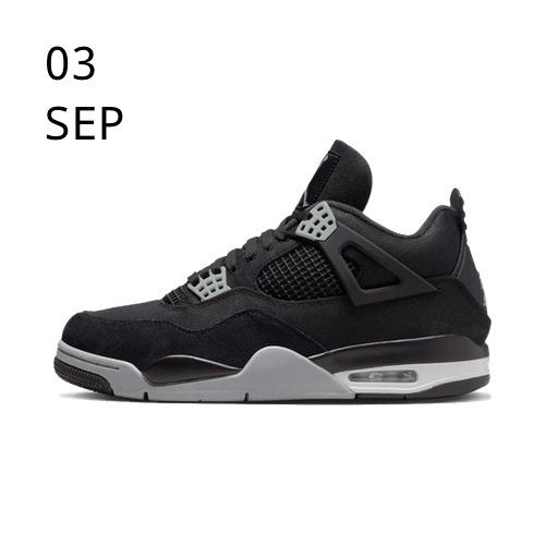 Nike Air Jordan 4 Black Canvas – available now
