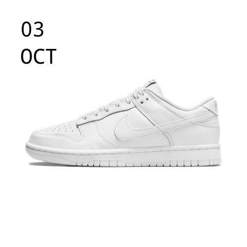 Nike Dunk low Triple White – AVAILABLE NOW