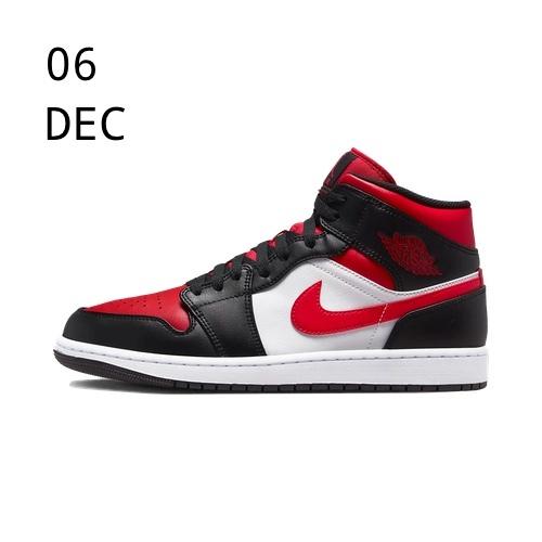 Nike Air Jordan 1 Mid Bred Toe – AVAILABLE NOW