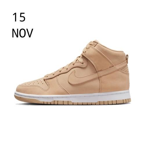 Nike Dunk High Vachetta Tan – 15 NOV 2022