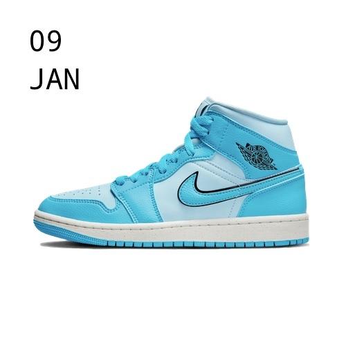 Nike Air Jordan 1 Mid WMNS Ice Blue – AVAILABLE NOW