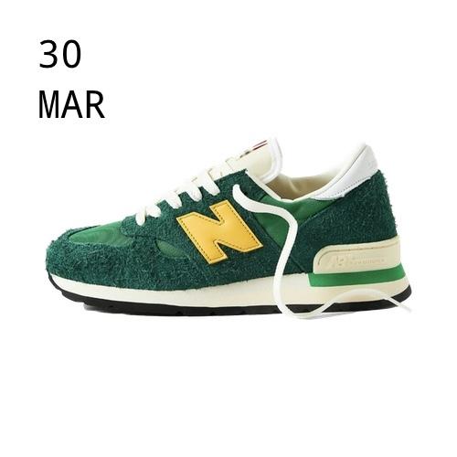 New Balance 990v1 Made In USA Green Gold – AVAILABLE NOW
