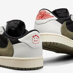 The Nike x Travis Scott Air Jordan 1 Low Olive due on Wednesday