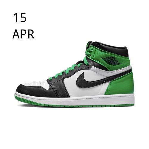 Nike Air Jordan 1 High OG Lucky Green – Available now