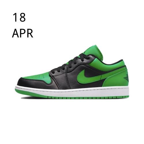 Nike Air Jordan 1 Low Lucky Green – available now