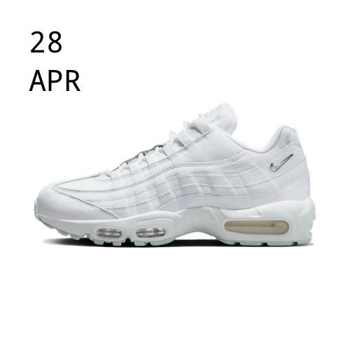 Nike Air Max 95 Triple White – available now