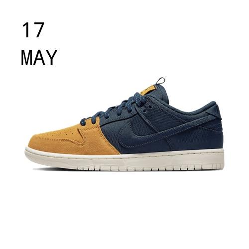 Nike SB Dunk Desert Ochre Midnight Navy – available now
